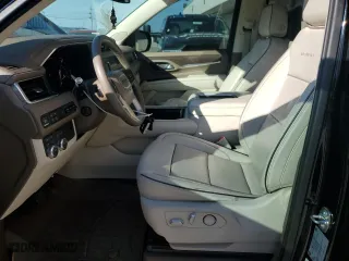 2021 GMC Yukon XL Denali with VIN 1GKS2JKL1MR444476, listed as a Copart auction lot 47827265 with 98,058 mi miles and Salvage Title. Bid and sale history available at carsss.com. Image 7.