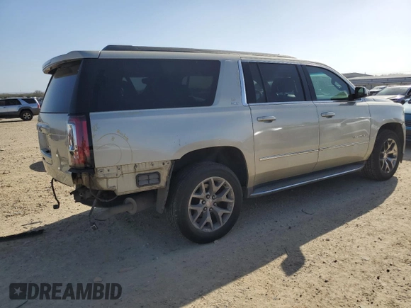 2015 GMC Yukon XL SLT with VIN 1GKS1HKC8FR628117, listed as a Copart auction lot 47128275 with 145,815 mi miles and Non Repairable. Bid and sale history available at carsss.com. Image 3.