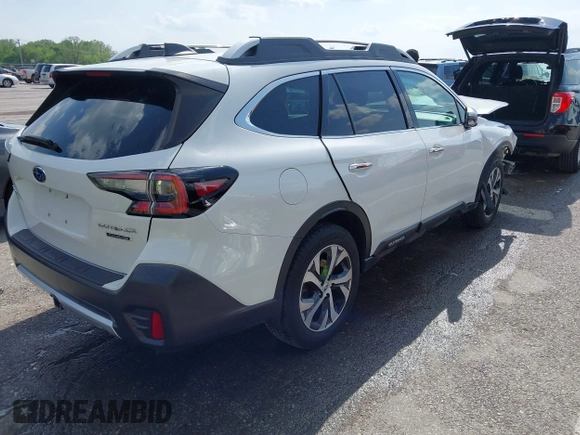 2020 Subaru Outback Touring with VIN 4S4BTAPC0L3100362, listed as a IAAI auction lot 42134757 with 104,887 mi miles and . Bid and sale history available at DreamBid. Image 4.