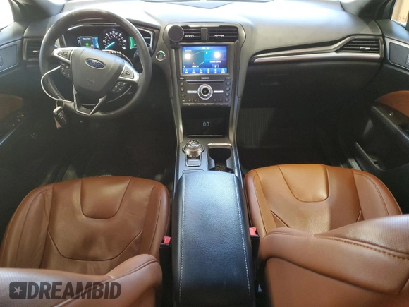 2020 Ford Fusion Titanium with VIN 3FA6P0SU0LR105007, listed as a Copart auction lot 46318815 with 79,383 mi miles and Salvage title. Bid and sale history available at DreamBid. Image 8.