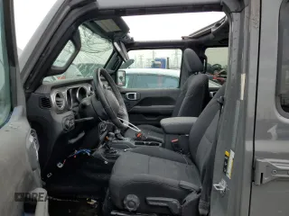 2021 Jeep Wrangler Unlimited Sahara High Altitude with VIN 1C4HJXEG3MW614509, listed as a Copart auction lot 80878533 with 45,660 mi miles and Clean title. Bid and sale history available at DreamBid. Image 7.