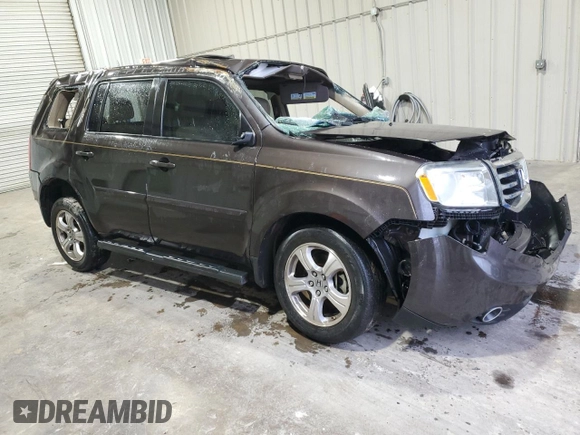 2013 Honda Pilot EX-L with VIN 5FNYF3H7XDB013267, listed as a Copart auction lot 87537315 with 163,363 mi miles and Salvage title. Bid and sale history available at DreamBid. Image 4.