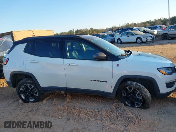2018 Jeep Compass Trailhawk with VIN 3C4NJDDBXJT199178, listed as a IAAI auction lot 41215543 with 102,271 mi miles and . Bid and sale history available at DreamBid. Image 13.