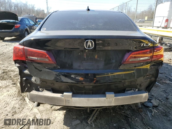 2015 Acura TLX with VIN 19UUB1F38FA024618, listed as a Copart auction lot 46225745 with 158,286 mi miles and Salvage Title. Bid and sale history available at carsss.com. Image 6.