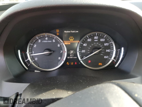 2020 Acura MDX w/Technology Pkg with VIN 5J8YD3H51LL016169, listed as a Copart auction lot 45782465 with 21,057 mi miles and Salvage Title. Bid and sale history available at carsss.com. Image 9.