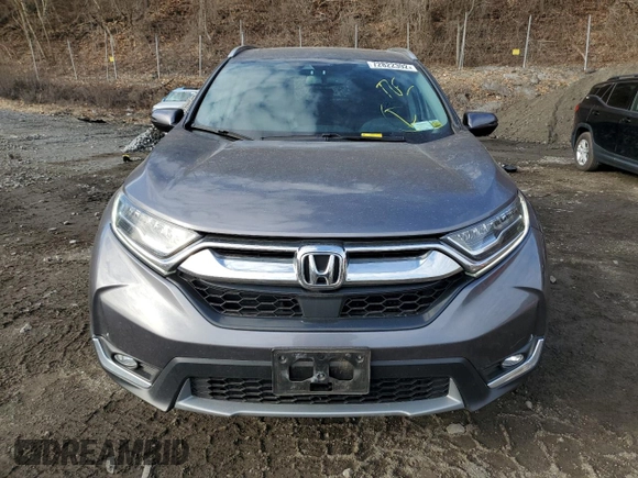 2019 Honda CR-V Touring with VIN 7FARW2H9XKE016834, listed as a Copart auction lot 72822392 with 38,571 mi miles. Bid and sale history available at carsss.com. Image 5.
