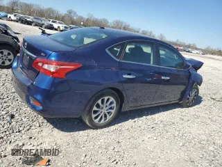 2019 Nissan Sentra SV with VIN 3N1AB7AP8KY413606, listed as a Copart auction lot 46512725 with 75,669 mi miles and Salvage Title. Bid and sale history available at DreamBid. Image 3.