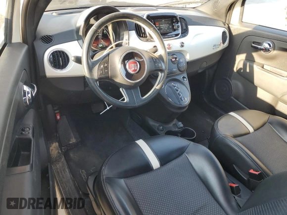 2018 FIAT 500e with VIN 3C3CFFGE7JT377367, listed as a Copart auction lot 88474685 with 34,428 mi miles and Salvage Title. Bid and sale history available at carsss.com. Image 8.
