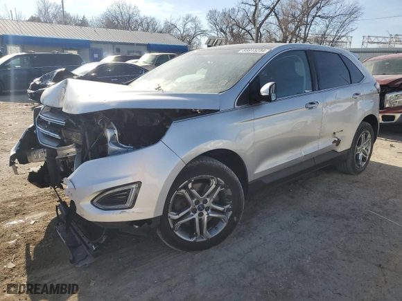 2016 Ford Edge Titanium with VIN 2FMPK4K8XGBB21318, listed as a Copart auction lot 85915234 with 260,009 mi miles and Salvage Title. Bid and sale history available at carsss.com. Image 1.