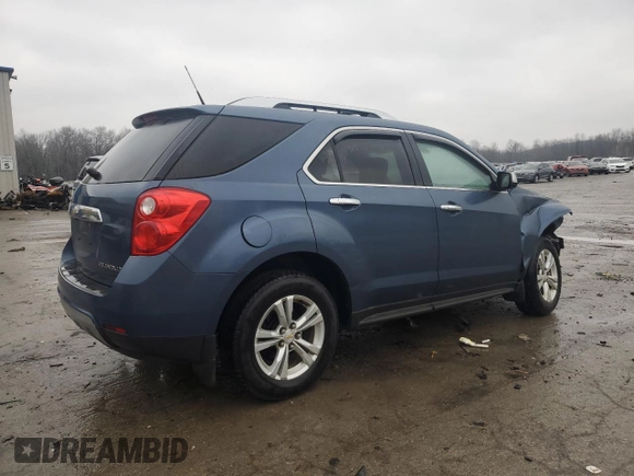 2011 Chevrolet Equinox LTZ with VIN 2CNFLGEC6B6451761, listed as a Copart auction lot 47014225 with 122,911 mi miles and Salvage Title. Bid and sale history available at carsss.com. Image 3.