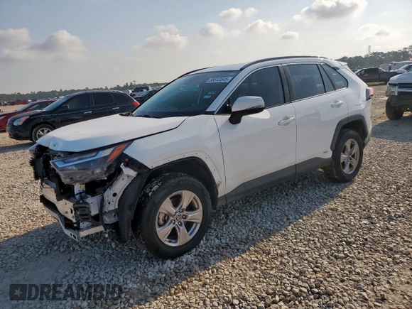 2022 Toyota RAV4 Hybrid XLE with VIN 2T3RWRFV1NW129963, listed as a Copart auction lot 58512545 with 39,982 mi miles and Salvage title. Bid and sale history available at DreamBid. Image 1.