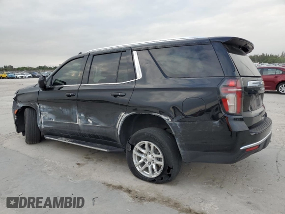 2023 Chevrolet Tahoe LS with VIN 1GNSCMKD8PR149034, listed as a Copart auction lot 46245545 with 102,333 mi miles and Non repairable. Bid and sale history available at DreamBid. Image 2.