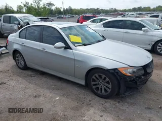 2007 BMW 3 Series 328i with VIN WBAVA33597KX71936, listed as a IAAI auction lot 41855147 with 69,763 mi miles and . Bid and sale history available at DreamBid. Image 1.
