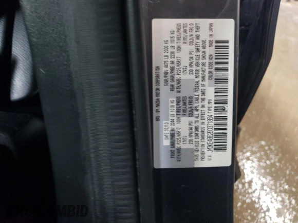 2014 Mazda CX-5 Sport z VIN JM3KE4BE2E0371864, wystawiony jako Copart lot #47225335 z przebiegiem 157 483 mil mil oraz Szkoda całkowita • Salvage title. Historia ofert i sprzedaży dostępna na DreamBid. Obrazek 12.
