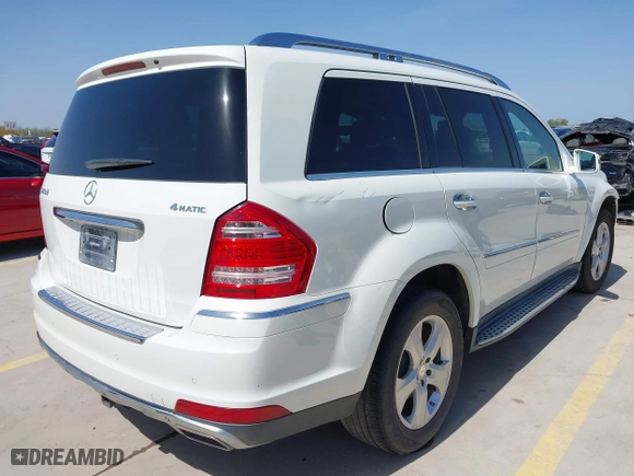 2011 Mercedes-Benz GL-Class GL 450 with VIN 4JGBF7BE7BA758192, listed as a IAAI auction lot 41815909 with 168,823 mi miles. Bid and sale history available at carsss.com. Image 4.