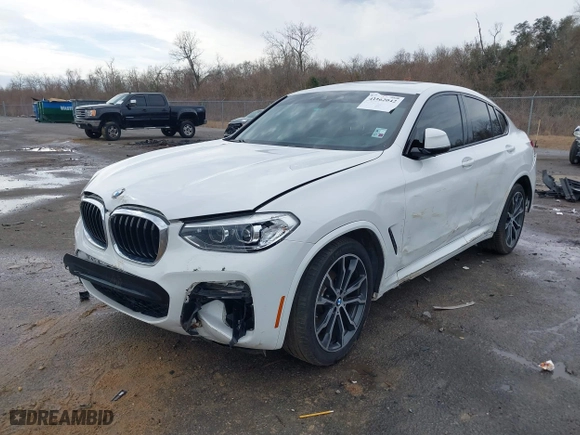 2020 BMW X4 xDrive30i with VIN 5UX2V1C09L9B88384, listed as a IAAI auction lot 41462042 with 78,246 mi miles. Bid and sale history available at carsss.com. Image 16.