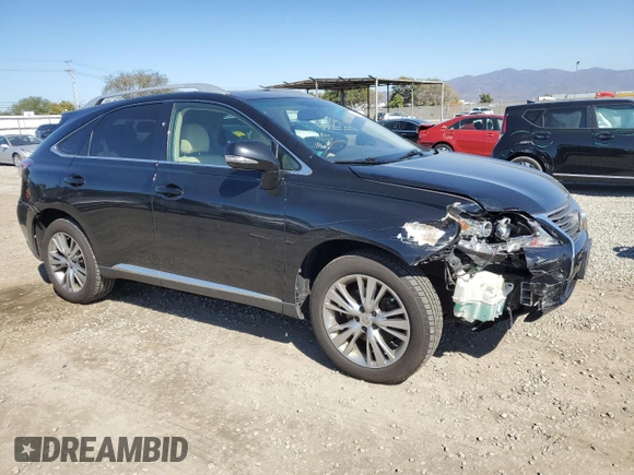 2013 Lexus RX 350 with VIN 2T2BK1BA0DC199184, listed as a Copart auction lot 46454735 with 280,810 mi miles and Salvage Title. Bid and sale history available at carsss.com. Image 4.