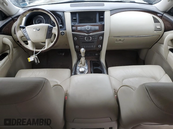 2012 Infiniti QX56 8-passenger z VIN JN8AZ2NCXC9315269, wystawiony jako Copart lot #59571585 z przebiegiem 205 969 mil mil oraz Czysty tytuł • Clean title. Historia ofert i sprzedaży dostępna na DreamBid. Obrazek 8.