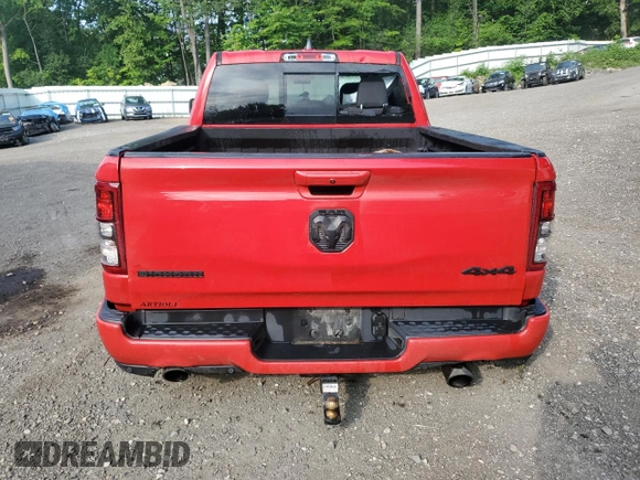 2020 Ram 1500 Big Horn with VIN 1C6SRFFT4LN183422, listed as a Copart auction lot 64058205 with 40,444 mi miles and Salvage title. Bid and sale history available at DreamBid. Image 6.