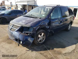 2006 Dodge Grand Caravan SXT with VIN 2D8GP44L26R659848, listed as a Copart auction lot 48789945 with 208,482 mi miles and Salvage Title. Bid and sale history available at carsss.com. Image 1.