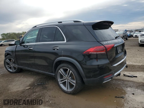 2021 Mercedes-Benz GLE 450 with VIN 4JGFB5KB4MA489157, listed as a Copart auction lot 55147755 with 61,145 mi miles and Salvage title. Bid and sale history available at DreamBid. Image 2.