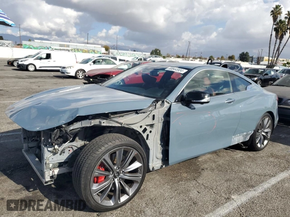 2021 Infiniti Q60 Red Sport 400 с VIN JN1FV7LK2MM530327, выставлен на аукционе Copart как лот 80844904 с пробегом 35 611 миль миль и Списание • Salvage title. История ставок и продаж доступна на DreamBid. Изображение 1.