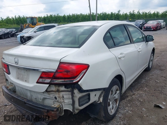 2013 Honda Civic LX with VIN 2HGFB2F52DH515815, listed as a IAAI auction lot 42379435 with 242,268 mi miles and . Bid and sale history available at DreamBid. Image 6.