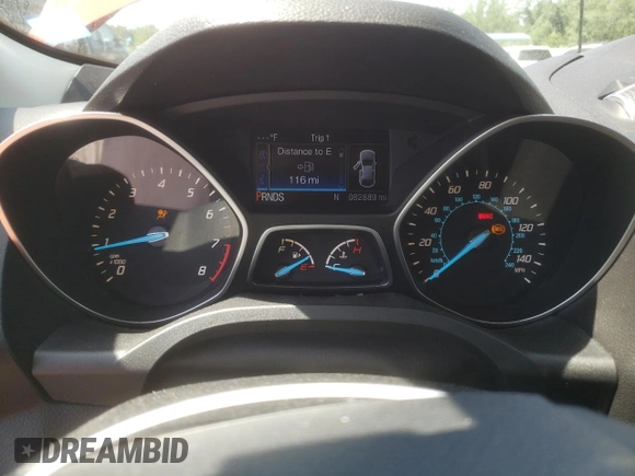 2015 Ford Escape Titanium z VIN 1FMCU0J93FUA66179, wystawiony jako Copart lot #61956325 z przebiegiem 82 889 mil mil oraz Szkoda całkowita • Salvage title. Historia ofert i sprzedaży dostępna na DreamBid. Obrazek 9.