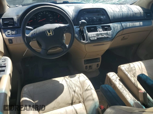 2005 Honda Odyssey EX-L z VIN 5FNRL38735B043791, wystawiony jako Copart lot #55844725 z przebiegiem 172 648 mil mil oraz Szkoda całkowita • Salvage title. Historia ofert i sprzedaży dostępna na DreamBid. Obrazek 8.