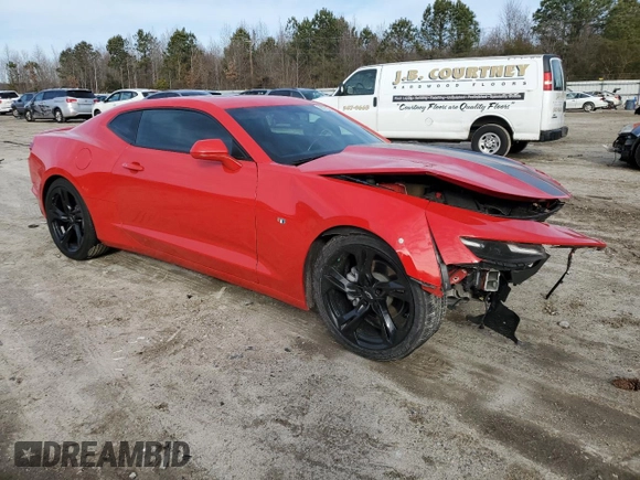 2022 Chevrolet Camaro 2LT with VIN 1G1FD1RS7N0130785, listed as a Copart auction lot 38725894 with 16,497 mi miles. Bid and sale history available at carsss.com. Image 4.