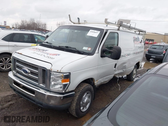 2011 Ford Econoline Cargo Commercial with VIN 1FTNE1EW1BDA17492, listed as a IAAI auction lot 41036647 with 242,810 mi miles and . Bid and sale history available at DreamBid. Image 17.