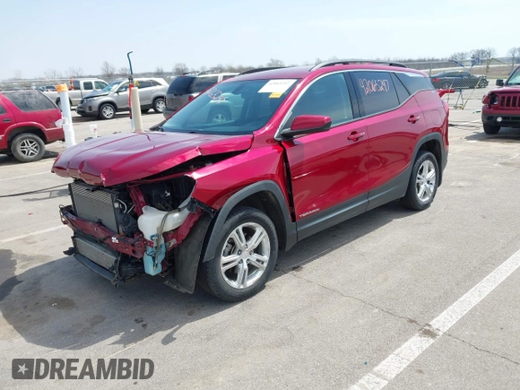 2018 GMC Terrain SLE z VIN 3GKALTEV2JL210805, wystawiony jako IAAI lot #42065247 z przebiegiem 83 398 mil mil oraz . Historia ofert i sprzedaży dostępna na DreamBid. Obrazek 2.