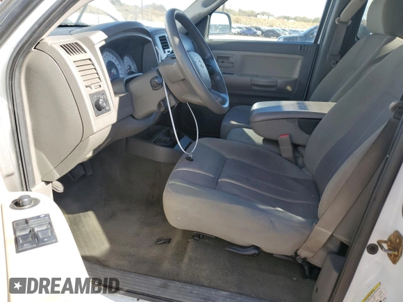 2006 Dodge Dakota SLT with VIN 1D7HW42K86S609668, listed as a Copart auction lot 80587354 with 238,688 mi miles and Salvage Title. Bid and sale history available at carsss.com. Image 8.