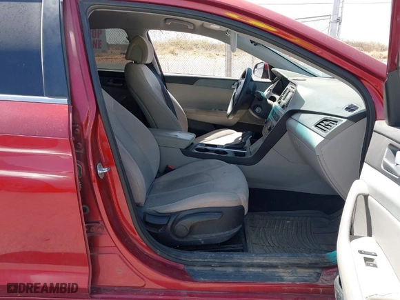 2015 Hyundai Sonata 2.4L SE with VIN 5NPE24AF7FH175948, listed as a IAAI auction lot 41918899 with 1 mi miles. Bid and sale history available at carsss.com. Image 5.