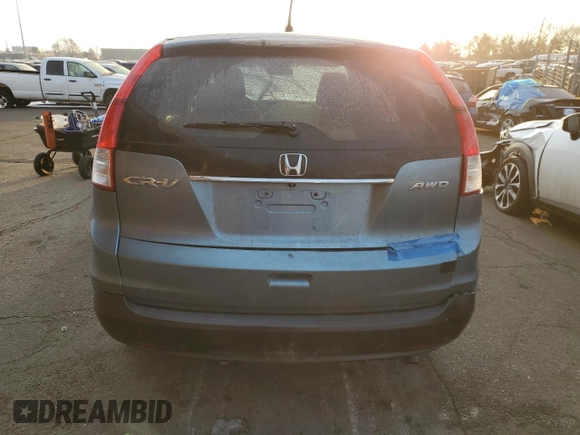 2014 Honda CR-V LX with VIN 2HKRM4H39EH718934, listed as a Copart auction lot 45416445 with 97,689 mi miles and Salvage Title. Bid and sale history available at carsss.com. Image 6.