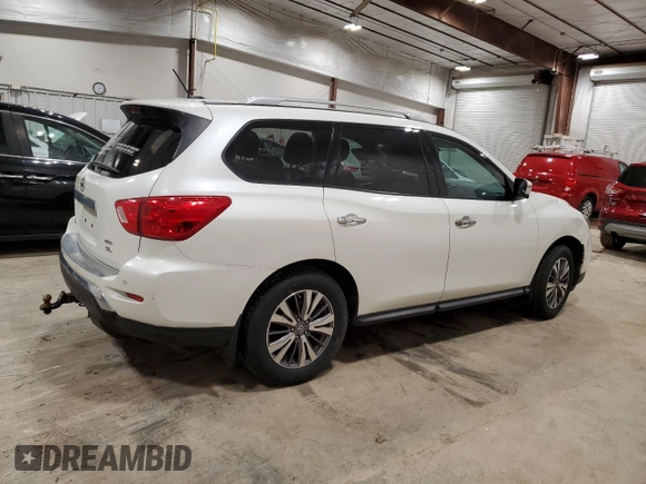 2017 Nissan Pathfinder SL with VIN 5N1DR2MM6HC684865, listed as a Copart auction lot 54180065 with 141,716 mi miles and Clean Title. Bid and sale history available at DreamBid. Image 3.