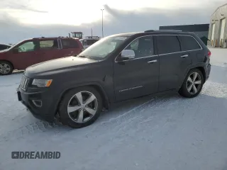 2014 Jeep Grand Cherokee Overland with VIN 1C4RJFCM4EC318893, listed as a Copart auction lot 42163465 with 153,678 mi miles and Clean Title. Bid and sale history available at carsss.com. Image 1.