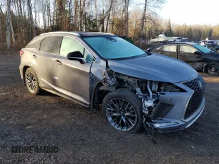 2021 Lexus RX with VIN 2T2YGMDA5MC058704, listed as a Copart auction lot 81347274 with 52,338 mi miles and Salvage Title. Bid and sale history available at carsss.com. Image 4.