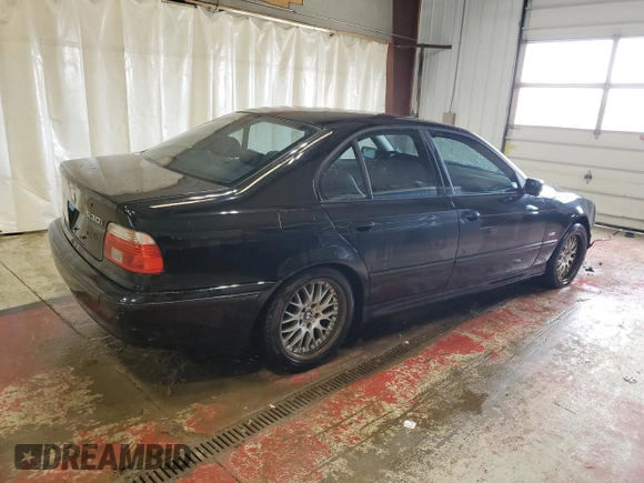 2002 BMW 5 Series 530i with VIN WBADT63472CK27789, listed as a Copart auction lot 51576315 with 195,482 mi miles and Salvage Title. Bid and sale history available at DreamBid. Image 3.