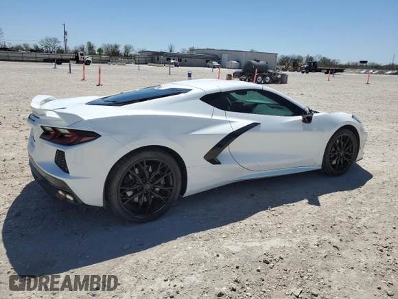 2024 Chevrolet Corvette 1LT with VIN 1G1YA2D42R5120593, listed as a Copart auction lot 49832065 with 4,202 mi miles and Clean title. Bid and sale history available at DreamBid. Image 3.