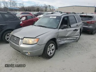 2007 Subaru Forester X with VIN JF1SG63647H725271, listed as a Copart auction lot 47088015 with 128,435 mi miles and Salvage Title. Bid and sale history available at carsss.com. Image 1.