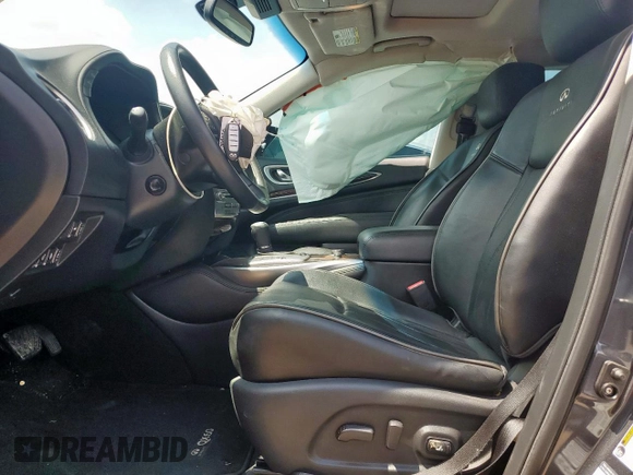 2014 Infiniti QX60 with VIN 5N1AL0MM7EC543260, listed as a Copart auction lot 60425745 with 103,094 mi miles and Salvage title. Bid and sale history available at DreamBid. Image 7.