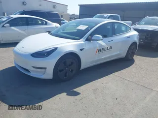2022 Tesla Model 3 with VIN 5YJ3E1EA2NF245817, listed as a IAAI auction lot 41976493 with 32,710 mi miles and . Bid and sale history available at DreamBid. Image 18.