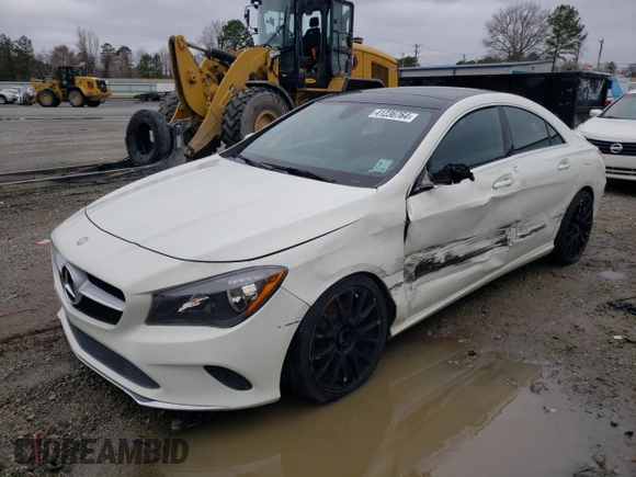 2017 Mercedes-Benz CLA 250 with VIN WDDSJ4GB4HN421275, listed as a Copart auction lot 41236764 with 86,689 mi miles and . Bid and sale history available at DreamBid. Image 1.