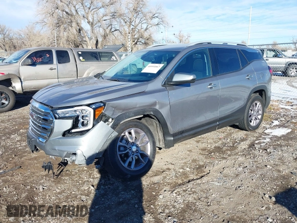 2023 GMC Terrain SLT with VIN 3GKALVEG9PL220933, listed as a IAAI auction lot 40994067 with 38,988 mi miles and . Bid and sale history available at carsss.com. Image 16.