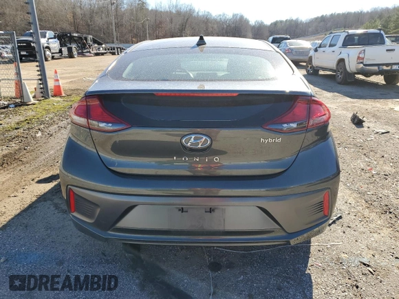 2021 Hyundai Ioniq SE with VIN KMHC75LC1MU255312, listed as a Copart auction lot 88885765 with 43,903 mi miles and Salvage Title. Bid and sale history available at DreamBid. Image 6.