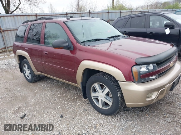2005 Chevrolet TrailBlazer LT with VIN 1GNDT13S552310305, listed as a IAAI auction lot 41971489 with 93,116 mi miles and . Bid and sale history available at DreamBid. Image 1.