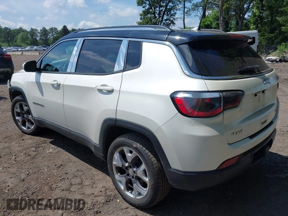 2018 Jeep Compass Limited z VIN 3C4NJDCB0JT329700, wystawiony jako IAAI lot #42728056 z przebiegiem 63 214 mil mil oraz . Historia ofert i sprzedaży dostępna na DreamBid. Obrazek 3.