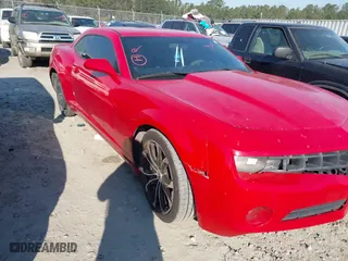 2013 Chevrolet Camaro LS with VIN 2G1FA1E39D9183838, listed as a IAAI auction lot 41667992 with 165,755 mi miles. Bid and sale history available at carsss.com. Image 1.