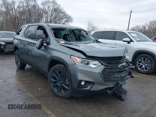 2021 Chevrolet Traverse RS with VIN 1GNEVJKW4MJ163501, listed as a IAAI auction lot 41344427 with Not Provided miles. Bid and sale history available at carsss.com. Image 1.